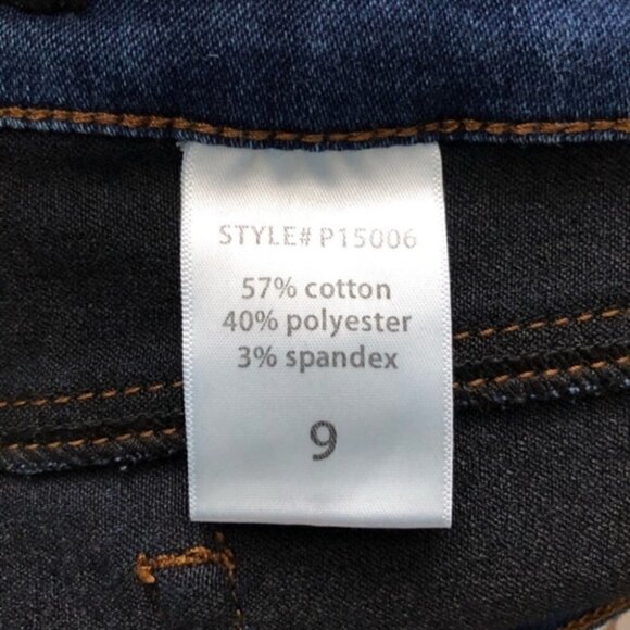 HIGH Waisted Jeans Moto Knees Design Size 9 - Picture 7 of 11